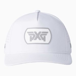 Nón Pxg Snapback Men's Dog Tag 5 Panel White 1