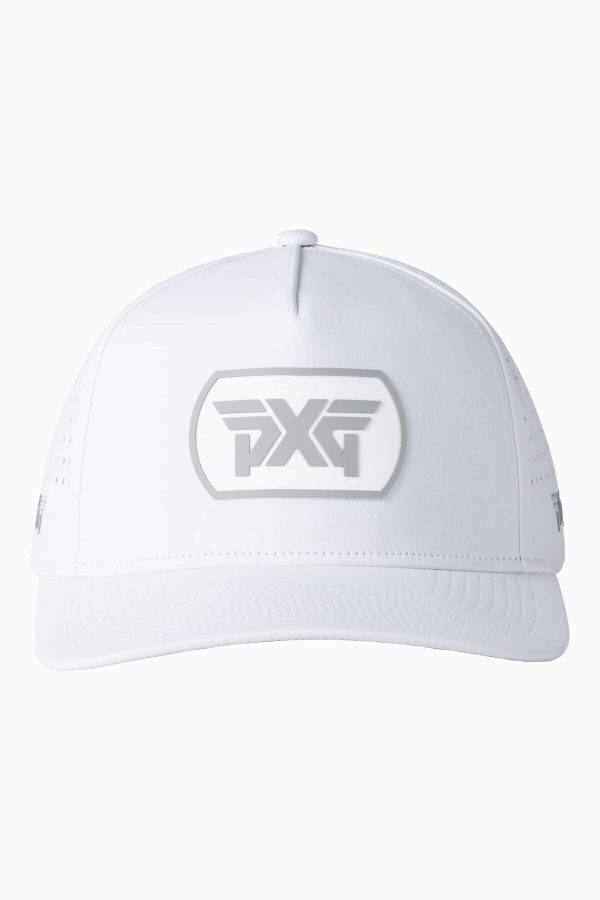 Nón Pxg Snapback Men's Dog Tag 5 Panel White 1