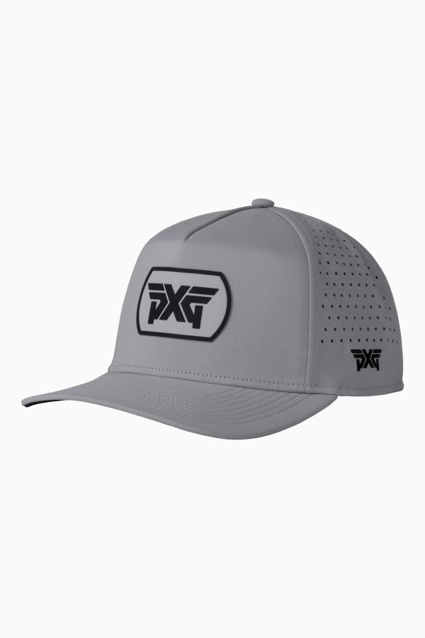 Pxg Dog Tag 5 Panel Snapback Cap Gray Black Listing 1 Hires 50