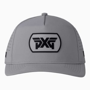 Pxg Dog Tag 5 Panel Snapback Cap Gray Black Listing 2 Hires 50