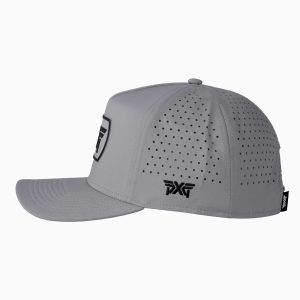 Pxg Dog Tag 5 Panel Snapback Cap Gray Black Listing 4 Hires 50